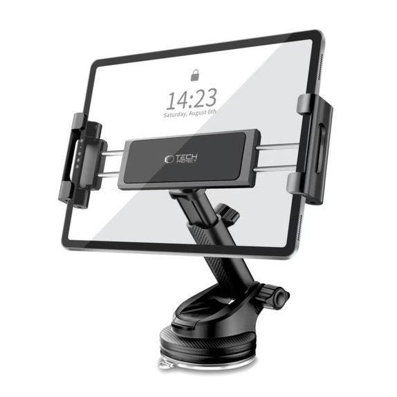 Suport auto V4 Universal Windshield & Dashboard for Tablet, neagră, Tech-Protect