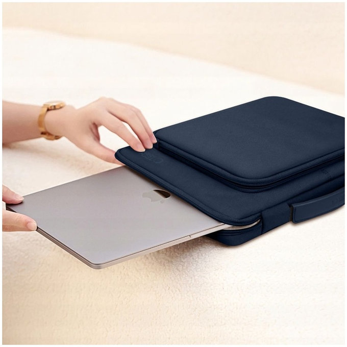 Husă pentru laptop Basic Bag 15-16, Navy Blue, Tech-Protect