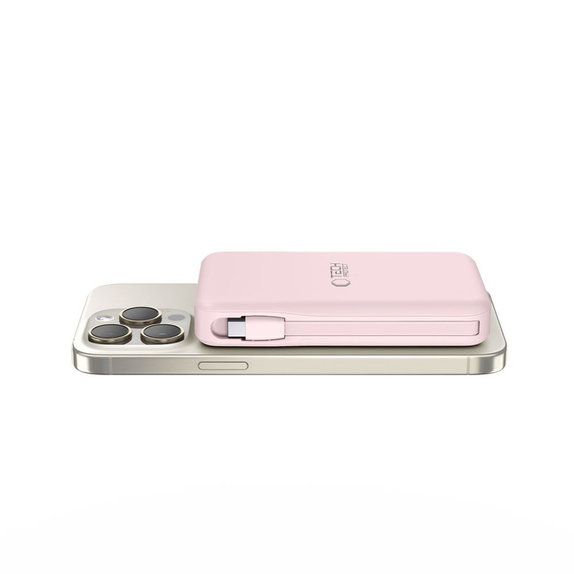 Power bank PB31 Lifemag MagSafe 10000mAh, roz, Tech-Protect