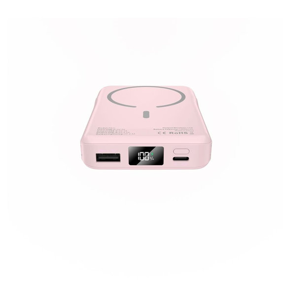 Power bank PB31 Lifemag MagSafe 10000mAh, roz, Tech-Protect