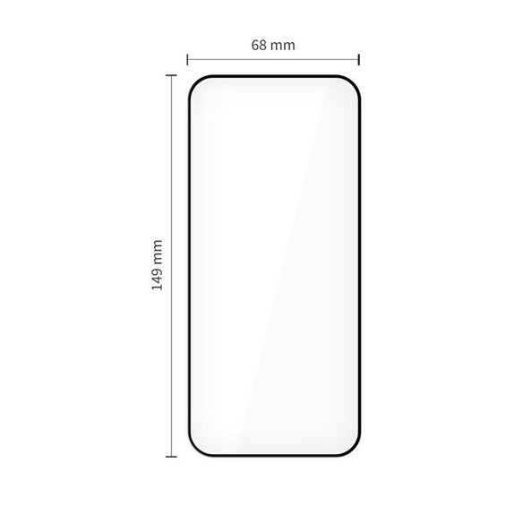 Sticlă securizată Quick Set+ 2-PACK pentru iPhone 13 / 13 Pro / 14 / 16E / 17E, neagră, Tech-Protect