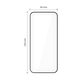 Sticlă securizată Quick Set+ 2-PACK pentru iPhone 13 / 13 Pro / 14 / 16E / 17E, neagră, Tech-Protect