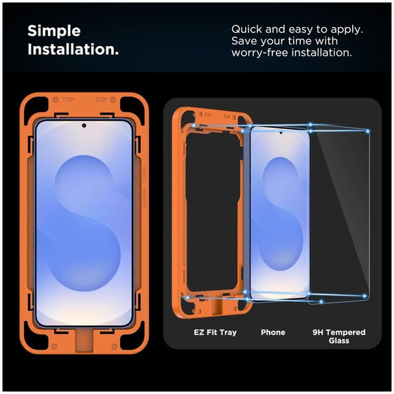 Sticlă securizată Quick Set+ 2-PACK pentru Samsung S24 / S25, transparentă, Tech-Protect