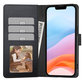 Husă Wallet pentru Motorola Edge 60 / 60 Fusion, neagră, Tech-Protect