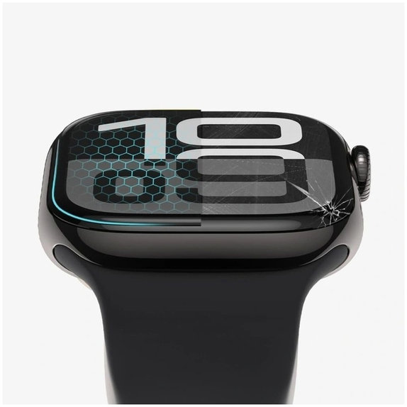 Sticlă hibridă Glass Flex+ 2-PACK pentru Garmin Venu 3, neagră, Tech-Protect