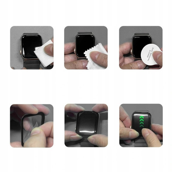 Sticlă hibridă Glass Flex+ 2-PACK pentru Garmin Venu 3, neagră, Tech-Protect