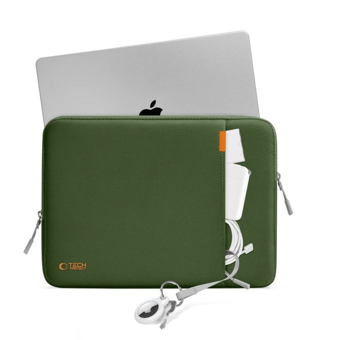 Husă pentru laptop Defender 15-16, Army Green, Tech-Protect