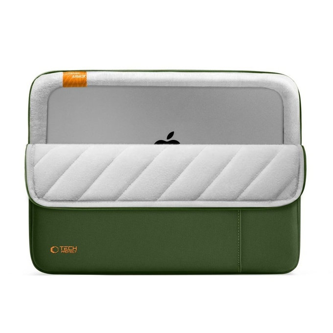 Husă pentru laptop Defender 15-16, Army Green, Tech-Protect
