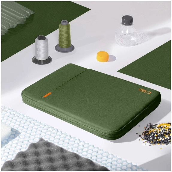 Husă pentru laptop Defender 15-16, Army Green, Tech-Protect