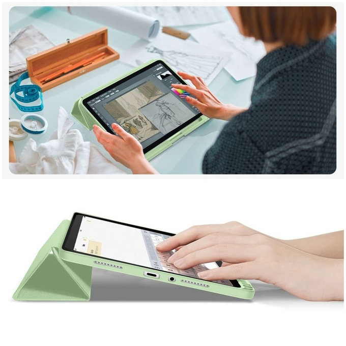 Husă Sc Pen pentru Xiaomi Redmi Pad 2 11.0 Matcha Green, Tech-Protect