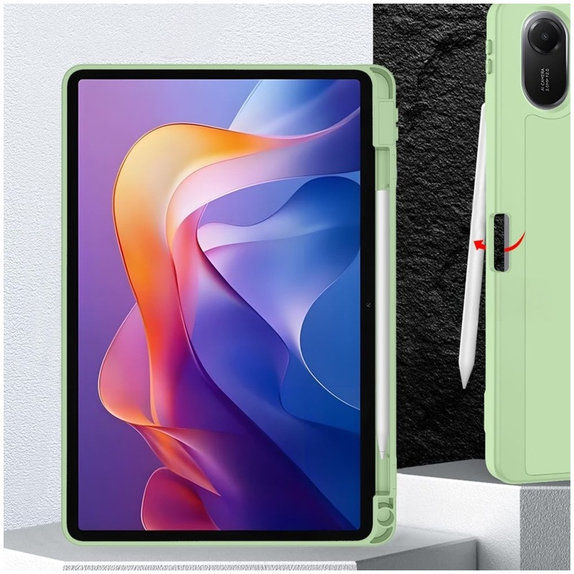 Husă Sc Pen pentru Xiaomi Redmi Pad 2 11.0 Matcha Green, Tech-Protect