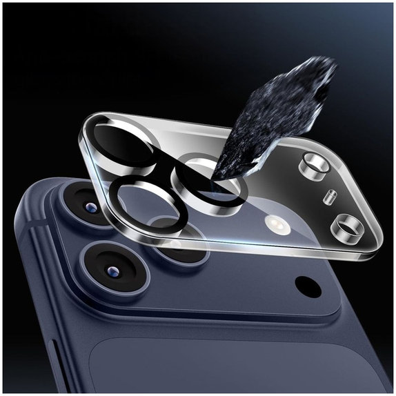 Protecție cameră Cam Fit+ pentru iPhone 17 Pro, transparentă, Tech-Protect