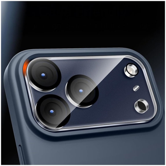 Protecție cameră Cam Fit+ pentru iPhone 17 Pro, transparentă, Tech-Protect