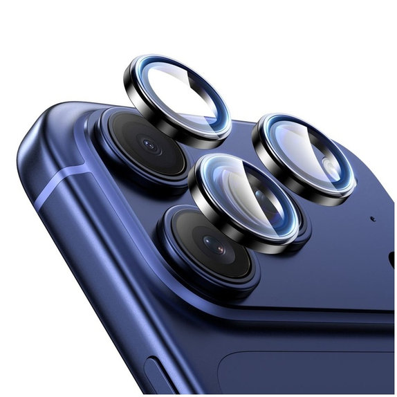Protecție cameră Camring Fit+ pentru iPhone 14 Pro / Max / 15 Pro / Max / 16 Pro / Max / 17 Pro / Max, transparentă, Tech-Protect