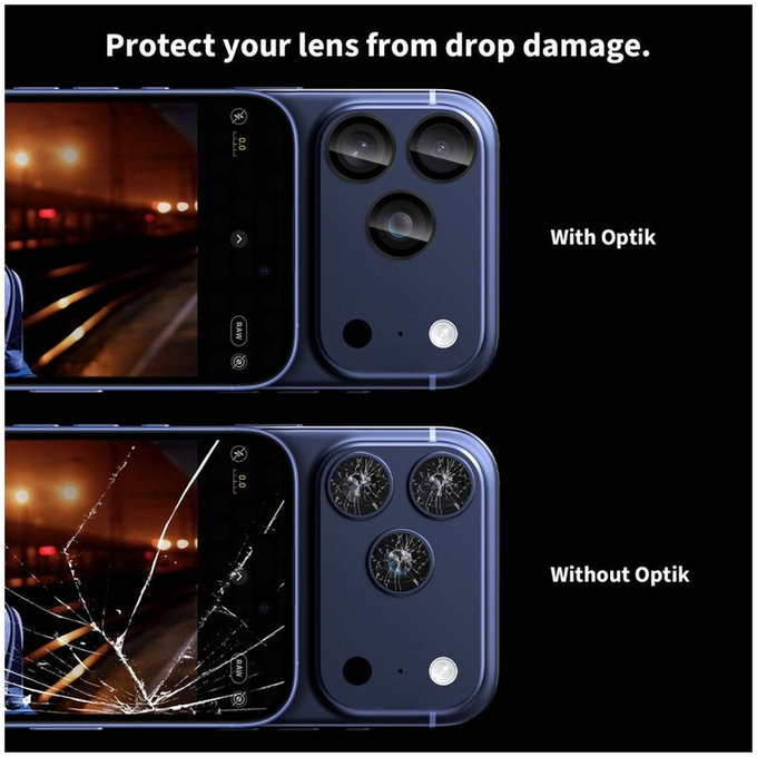 Protecție cameră Camring Fit+ pentru iPhone 14 Pro / Max / 15 Pro / Max / 16 Pro / Max / 17 Pro / Max, transparentă, Tech-Protect