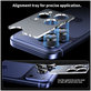 Protecție cameră Camring Fit+ pentru iPhone 14 Pro / Max / 15 Pro / Max / 16 Pro / Max / 17 Pro / Max, transparentă, Tech-Protect