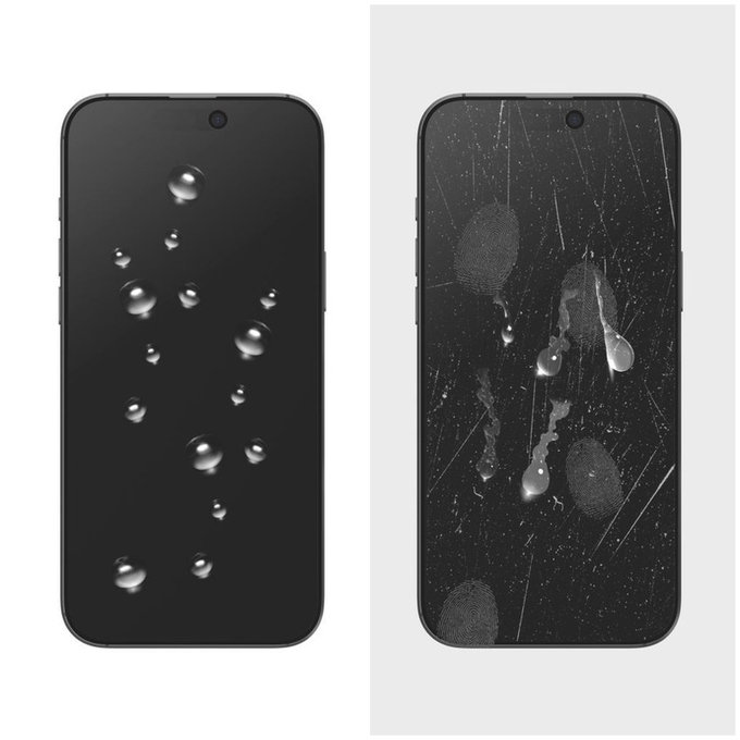 Sticlă securizată Privacy Glass Spy+ 2-PACK pentru iPhone 16 Pro / 17 / 17 Pro, privacy, Tech-Protect
