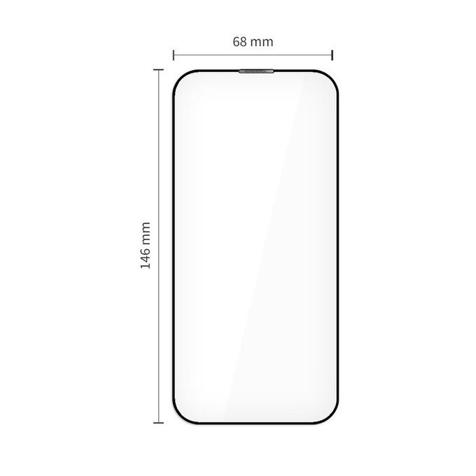 Sticlă securizată Quick Set+ 2-PACK pentru iPhone 17, neagră, Tech-Protect