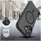 Husă MagMat MagSafe pentru iPhone 17, Matte Black, Tech-Protect