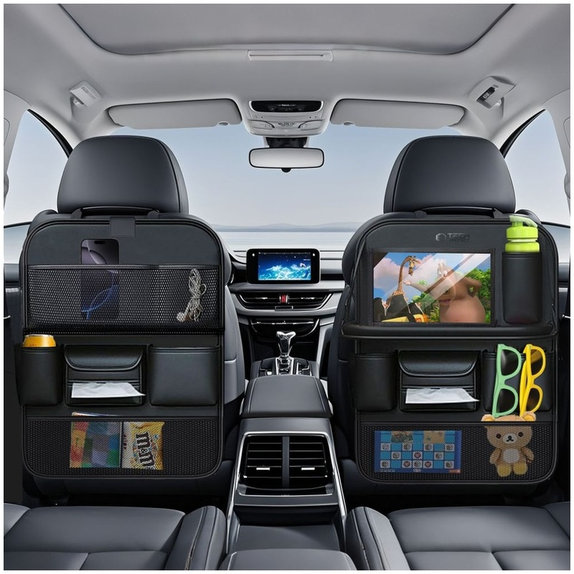 Organizator auto pentru bancheta din spate UCA100, negru, Tech-Protect