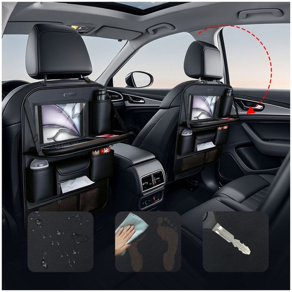 Organizator auto pentru bancheta din spate UCA100, negru, Tech-Protect