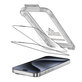 Sticlă securizată Quick Set+ 2-PACK pentru iPhone 15 Pro, neagră, Tech-Protect