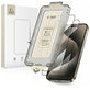 Sticlă securizată Quick Set+ 2-PACK pentru iPhone 15 Pro, neagră, Tech-Protect