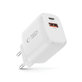 Încărcător de rețea NCA20 2-PORT PD 20W / QC3.0, albă, Tech-Protect