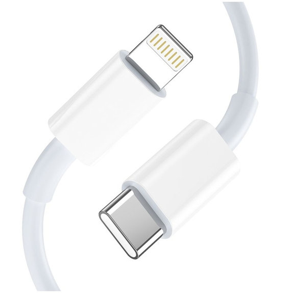 Încărcător de rețea NCA20 2-PORT PD 20W / QC3.0 + Lightning Cable, albă, Tech-Protect