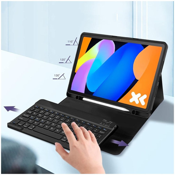 Husă Sc Pen + Keyboard pentru Lenovo Idea Tab / K11 Gen 2 11.0 TB-336, neagră, Tech-Protect