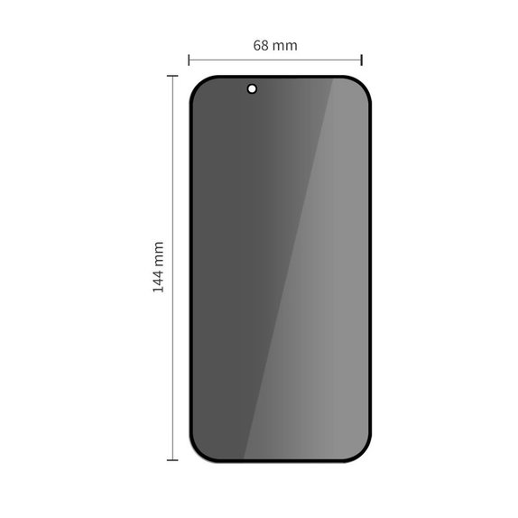 Sticlă securizată Privacy Quick Set Spy+ 2-PACK pentru iPhone 13 / 13 Pro / 14 / 16E / 17E, privacy, Tech-Protect