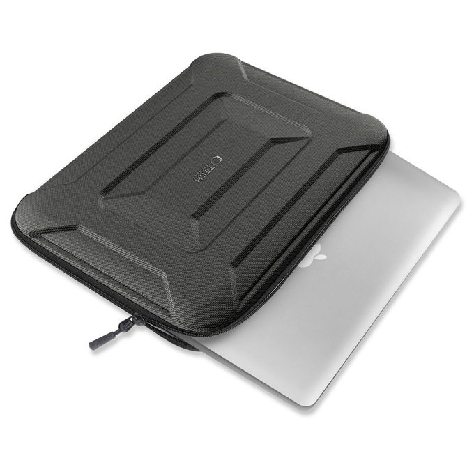 Husă pentru laptop Ranger-X Tactical 13-14, neagră, Tech-Protect