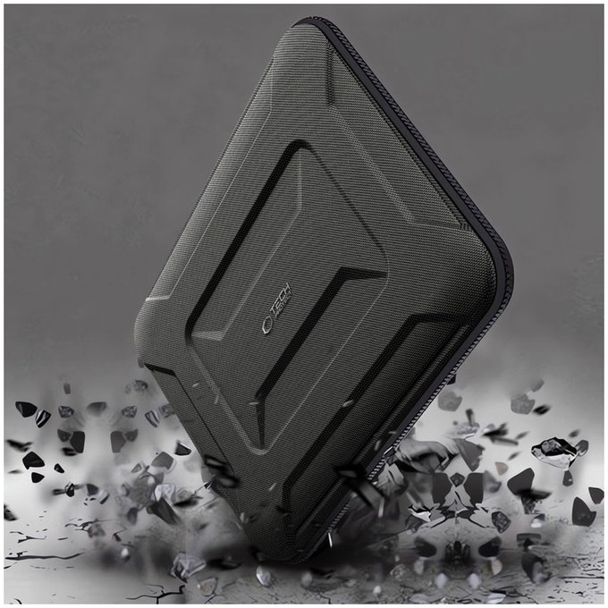 Husă pentru laptop Ranger-X Tactical 13-14, neagră, Tech-Protect