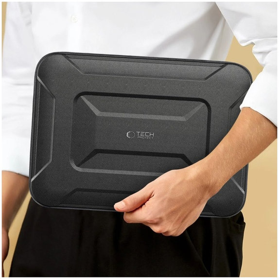 Husă pentru laptop Ranger-X Tactical 13-14, neagră, Tech-Protect