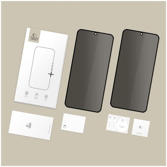 Sticlă securizată Privacy Glass Spy+ 2-PACK pentru Samsung S25 FE, Tech-Protect