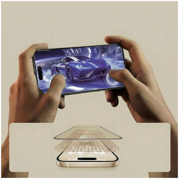 Sticlă securizată Glass Fit+ 2-PACK pentru Motorola Edge 50 Neo / 60 Neo, neagră, Tech-Protect