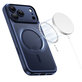 Husă MagPeak MagSafe CC pentru iPhone 17 Pro, Matte Deep Blue, Tech-Protect