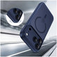 Husă MagPeak MagSafe CC pentru iPhone 17 Pro, Matte Deep Blue, Tech-Protect