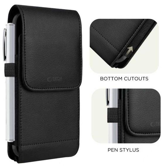 Husă universală pentru telefon SM75 5.8-6.8 Inch, neagră, Tech-Protect