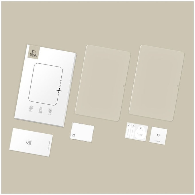 Sticlă securizată Glass Fit+ 2-PACK pentru Xiaomi Poco Pad M1 / Redmi Pad Pro / 2 Pro 12.1, transparentă, Tech-Protect