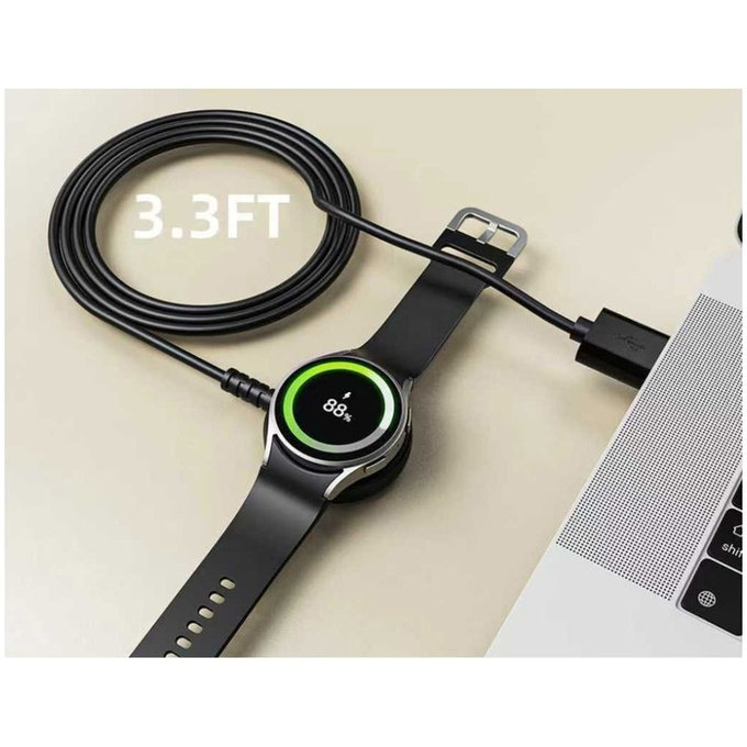 Cablu MC03 Ultraboost Magnetic Charging USB Cable 100cm pentru Samsung Watch, neagră, Tech-Protect