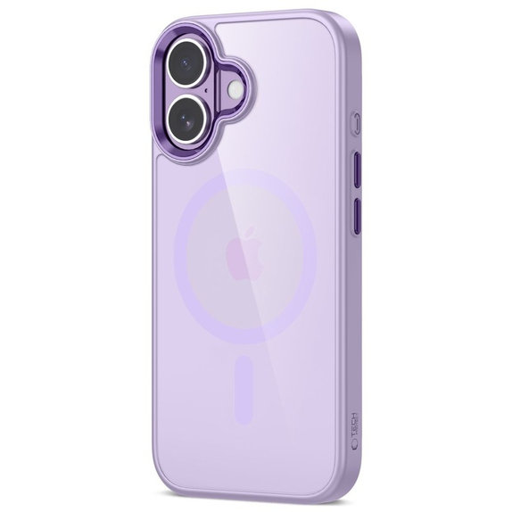 Husă MagMat MagSafe pentru iPhone 17, Lavender/Clear, Tech-Protect