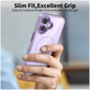 Husă MagMat MagSafe pentru iPhone 17, Lavender/Clear, Tech-Protect