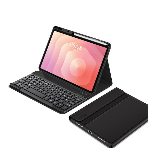 Husă Sc Pen + Keyboard pentru Samsung Tab S11 11.0 X730 / X736B, neagră, Tech-Protect
