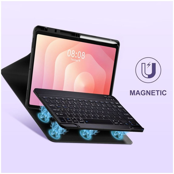 Husă Sc Pen + Keyboard pentru Samsung Tab S11 11.0 X730 / X736B, neagră, Tech-Protect