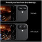 Protecție cameră Camring Fit+ pentru Xiaomi Poco M8 Pro / Redmi Note 15 Pro 5G / 15 Pro+ Plus 5G, neagră, Tech-Protect