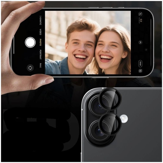 Protecție cameră Camring Fit+ pentru Samsung S26 / S26+ Plus, transparentă, Tech-Protect