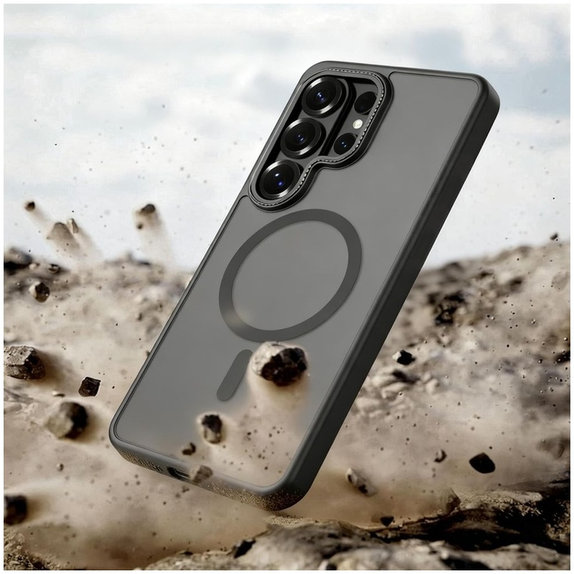 Husă MagCam MagSafe pentru Samsung S26 Ultra, Matte Black, Tech-Protect