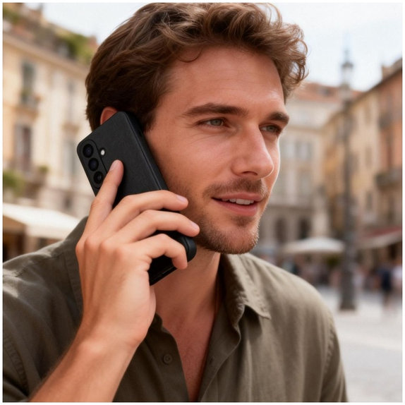 Husă Smart Wallet pentru Samsung S26, Matte Black, Tech-Protect
