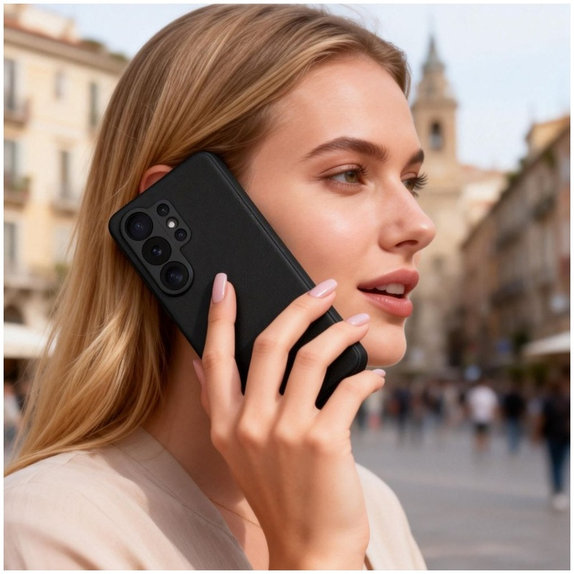 Husă Smart Wallet pentru Samsung S26 Ultra, Matte Black, Tech-Protect